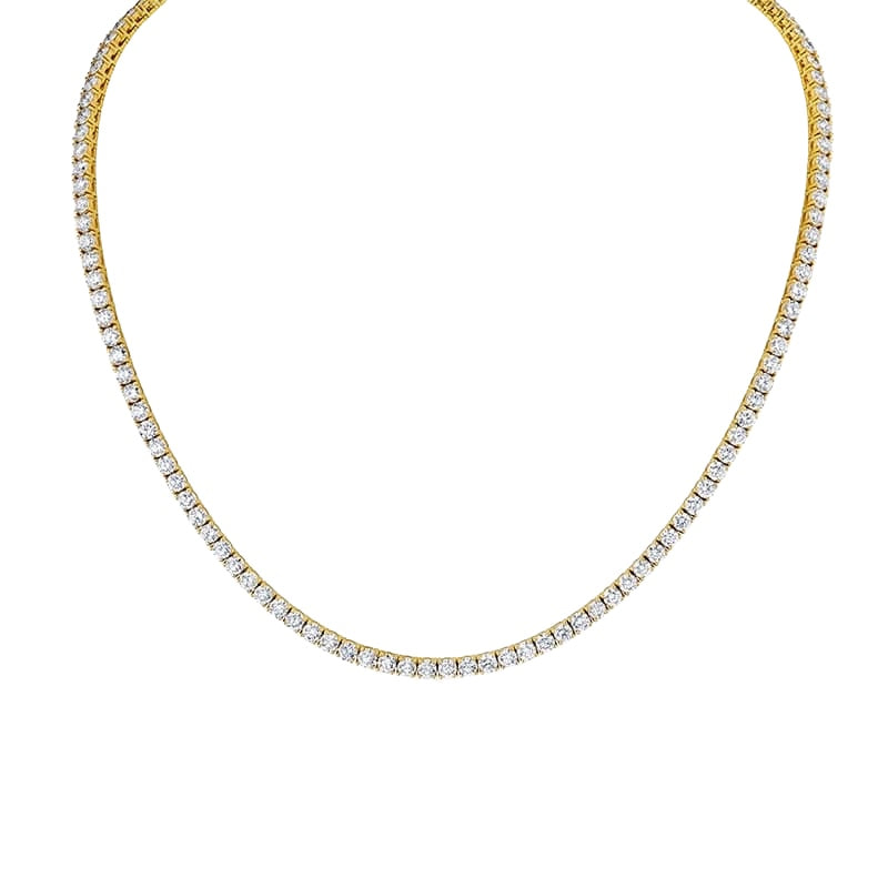 Classic Tennis Choker Necklace Necklace Ecuyeres Gold  