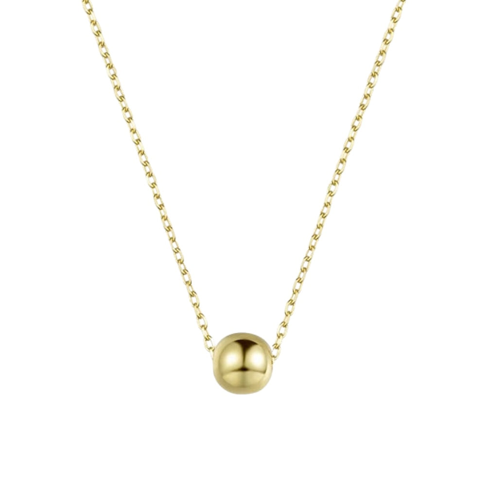 Gold Ball Choker Necklace Necklace Ecuyeres   