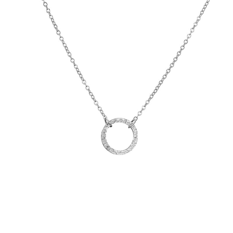 Dainty Infinity Circle Necklace Necklace Ecuyeres Silver  