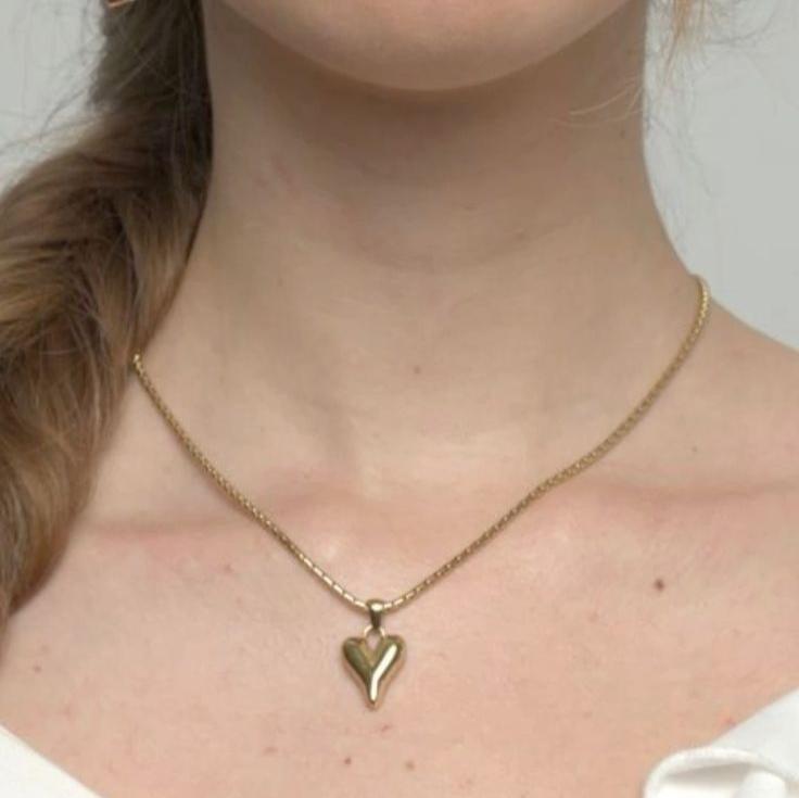 Love Heart Pendant Necklace Necklace Ecuyeres   