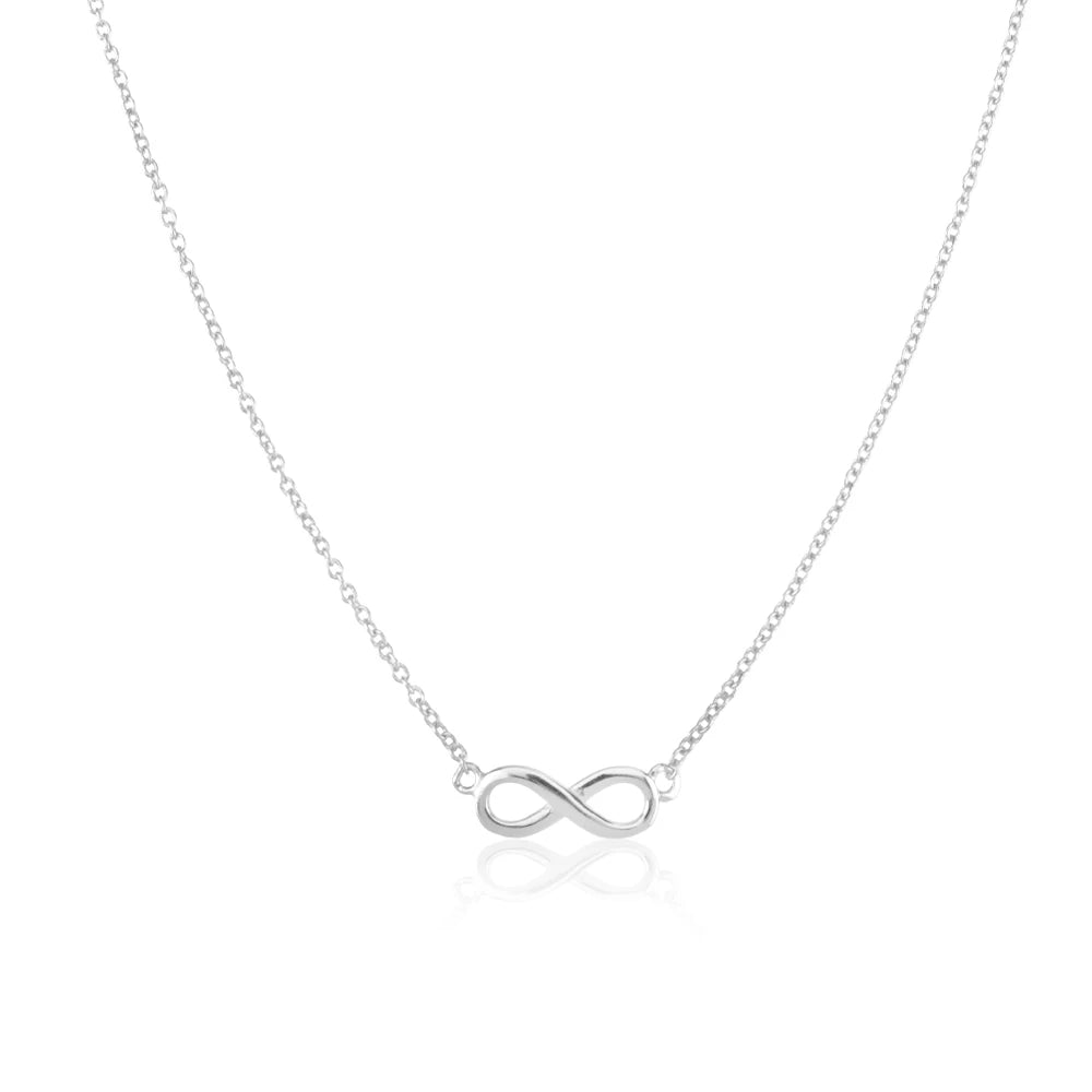 Infinity Pendant Necklace Necklace Ecuyeres Silver  