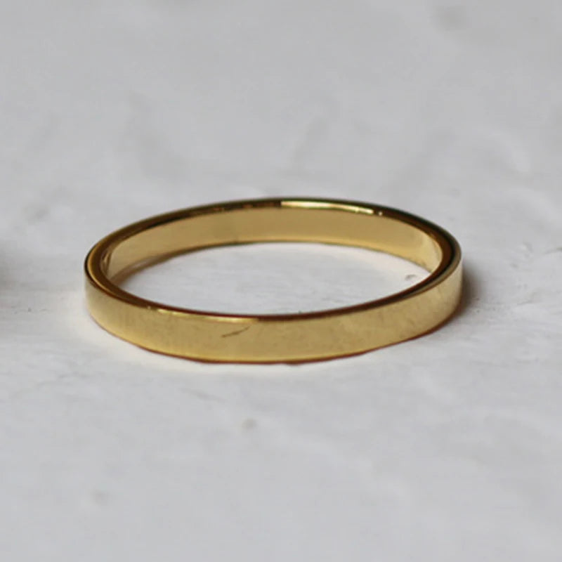 Flat Minimalist Ring ring Ecuyeres 6 2.5mm 