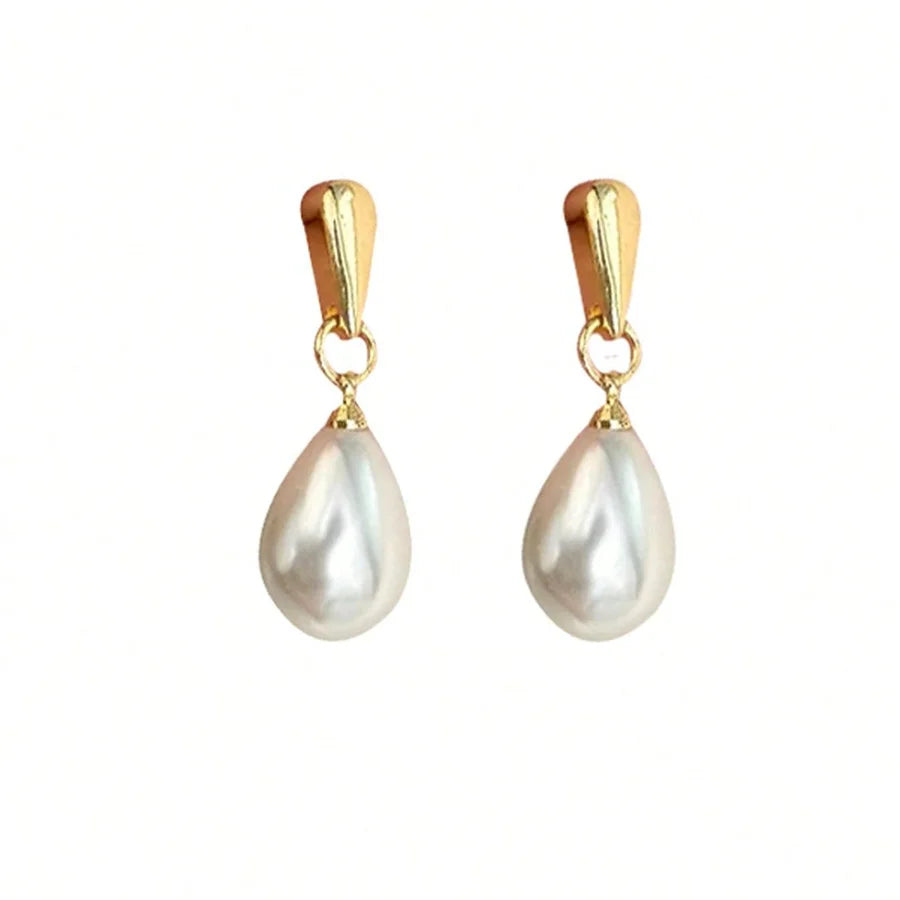 Pearlescent Waterdrop Earrings Earrings Ecuyeres   