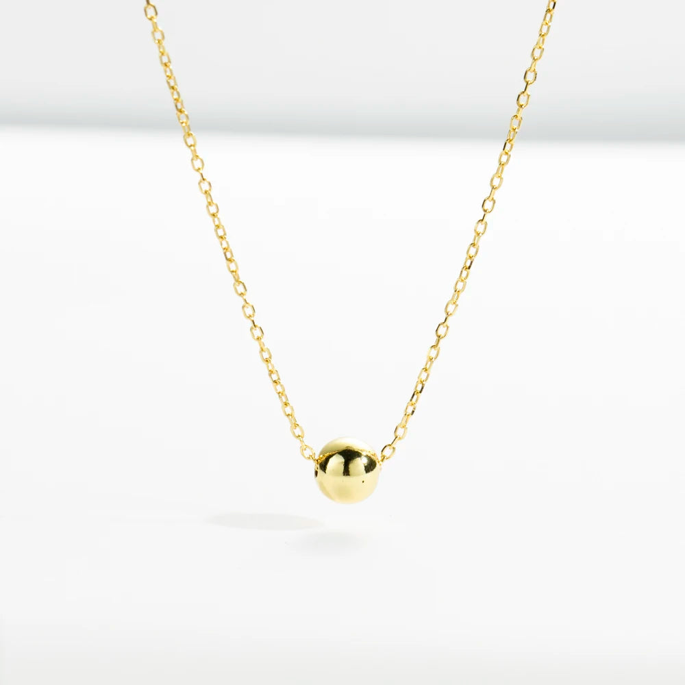 Gold Ball Choker Necklace Necklace Ecuyeres Gold  