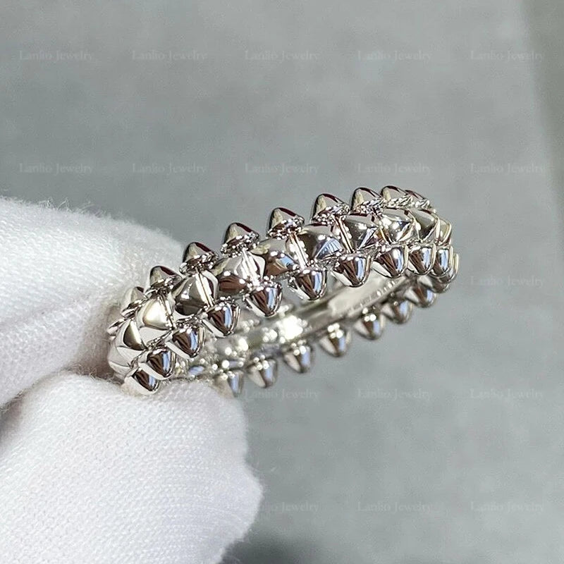 Rivets Ring Ring Ecuyeres Silver 11 