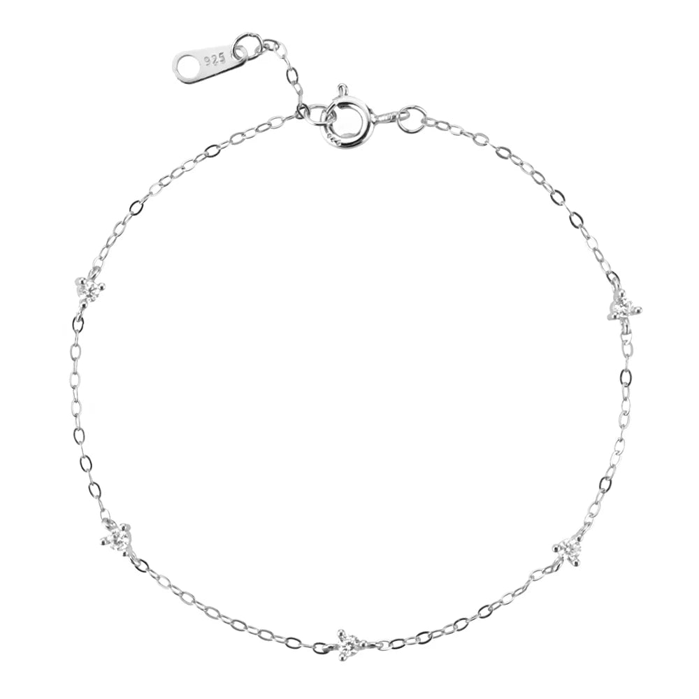 Five Point Stud Bracelet Bracelet Ecuyeres Silver  