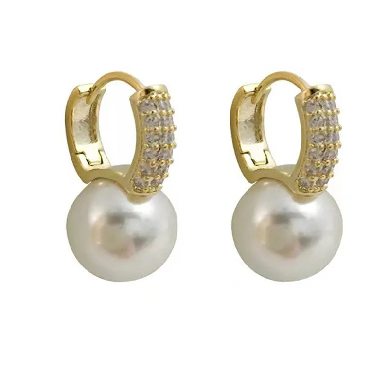 Pearl Drop Earrings Earrings Ecuyeres   